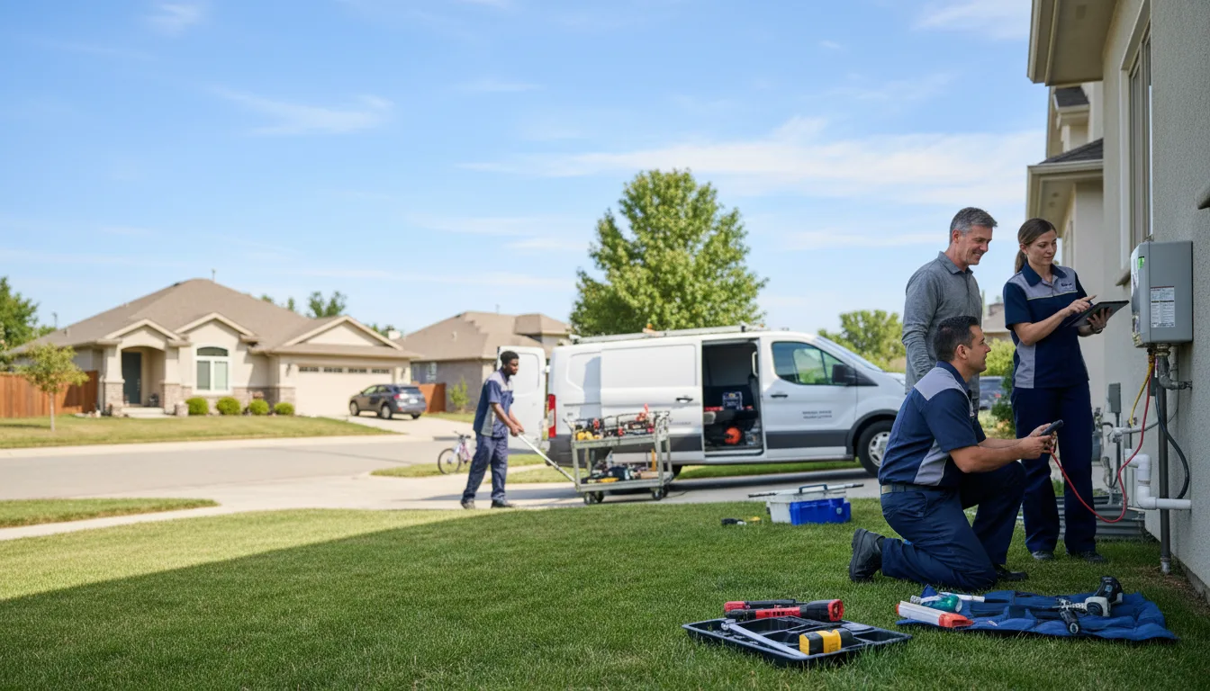 Tankless water heater service in North Middletown, KY